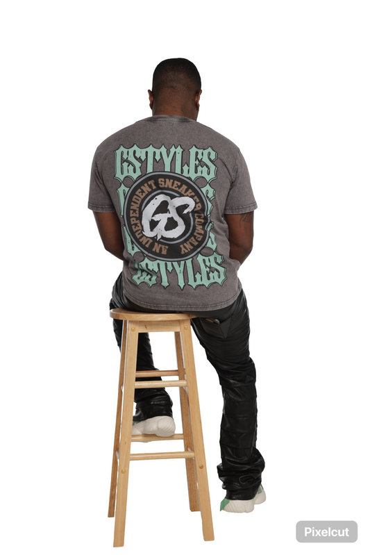 Smoke gray Gstyles graphic shirt